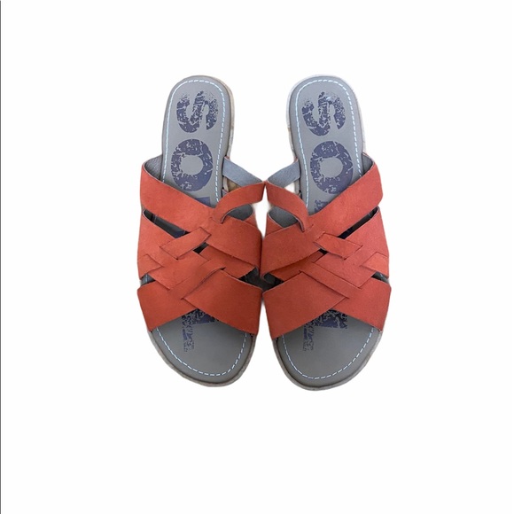 Sorel Shoes - NWOB Sorel Ella Slide Sandals in Zing Orange 9